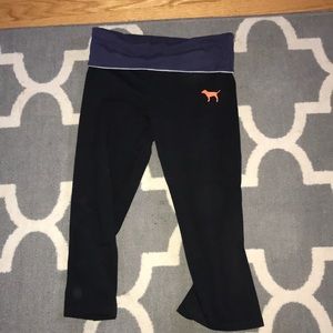 Detroit tigers PINK yoga pants crop
